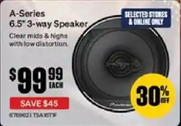 SuperCheap Auto Pioneer A-Series 6.5 3-way Speaker offer