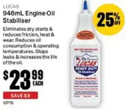 SuperCheap Auto LUCAS Engine Oil Stabiliser offer