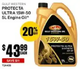 SuperCheap Auto GULF WESTERN Protecta ultra 15w-50 engine oil offer