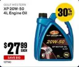 SuperCheap Auto GULF WESTERN XP 20W-50 Engine Oil offer