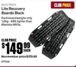 SuperCheap Auto MAXTRAX Lite Recovery Boards Black offer