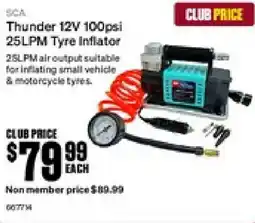 SuperCheap Auto SCA Thunder 100psi 25LPM Tyre Inflator offer