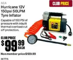 SuperCheap Auto Hurricane tyre inflator offer