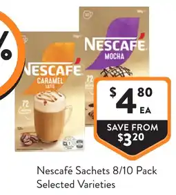 Foodworks Nescafé Sachets offer