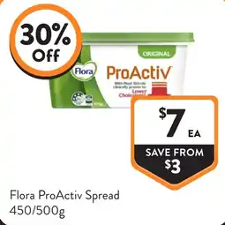 Foodworks Flora ProActiv Spread offer