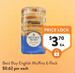 Foodworks Best Buy English Muffins offer