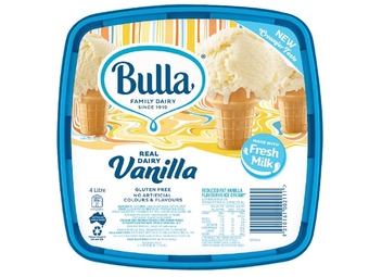 Foodworks Bulla ice cream 4l offer