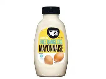 Foodworks Zoosh mayonnaise, aioli or tartare sauce 350g offer