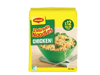Foodworks Maggi 2 minute noodles 12 pack x 72/74g offer