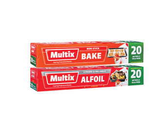 Multix alfoil or baking paper 30cm x 20m