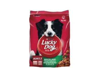 Foodworks Purina lucky dog dry food 3kg offer