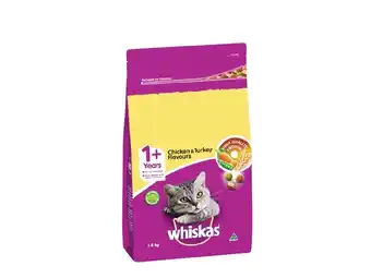 Foodworks Whiskas dry cat food 1.8kg offer