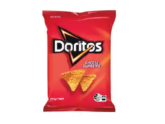 Foodworks Doritos corn chips 150/170g or salsa 300g offer