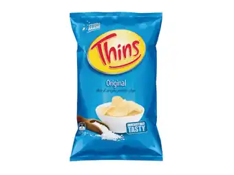 Foodworks Thins, samboy, french fries or natural chip co 100-175g offer