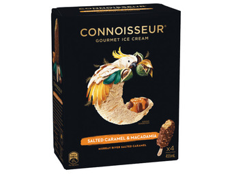 Foodworks Connoisseur ice cream 4/6 pack offer