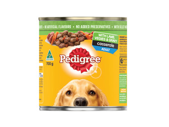 Foodworks Pedigree wet dog food 700g offer