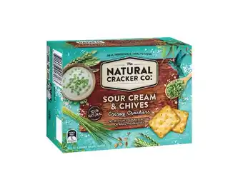 Foodworks The natural cracker company crispy crackers 160g offer