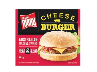 Foodworks On the menu cheese or chicken burger 161-175g offer