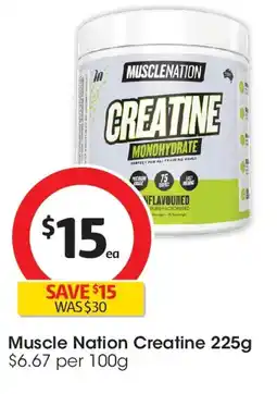 Coles Muscle nation creatine offer