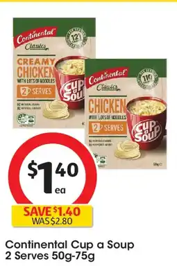Coles Continental cup a soup offer