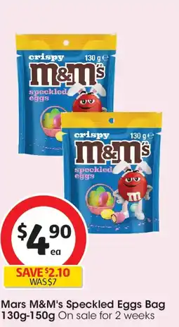 Coles Mars m&m's speckled eggs bag offer