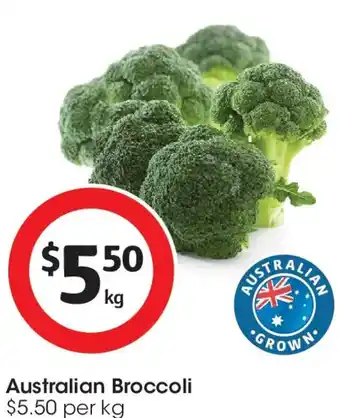Coles Australian broccoli offer