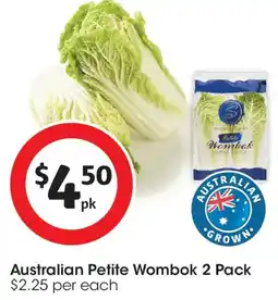 Coles Australian petite wombok offer