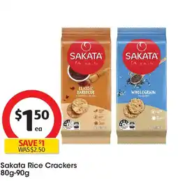 Coles Sakata rice crackers offer