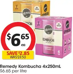 Coles Remedy kombucha offer