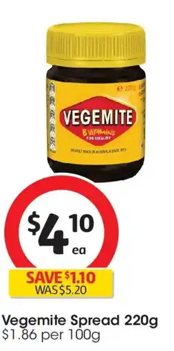 Coles Vegemite spread offer