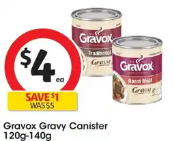 Coles Gravox gravy canister offer