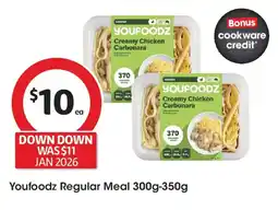 Coles Youfoodz regular meal offer