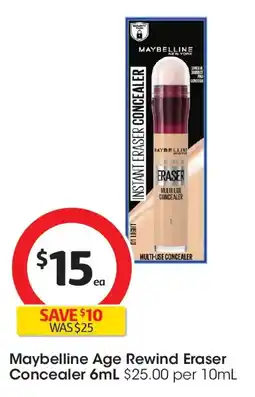 Coles Maybelline age rewind eraser concealer offer