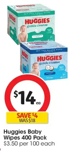 Coles Huggies baby wipes offer