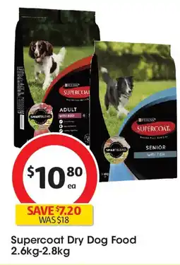 Coles Supercoat dry dog food offer