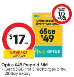 Coles Optus offer