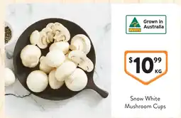 Foodworks Snow white mushroom cups offer