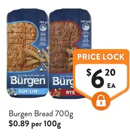 Foodworks Burgen bread offer