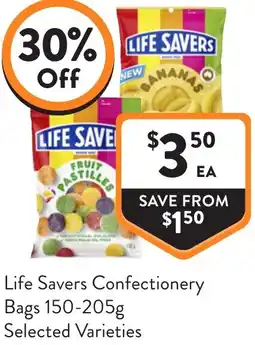 Foodworks Life savers confectionery bags offer