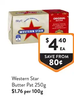 Foodworks Western star butter pat offer