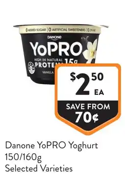 Foodworks Danone yopro yoghurt offer
