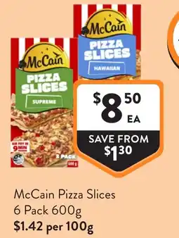Foodworks Mccain pizza slices offer