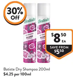 Foodworks Batiste dry shampoo offer
