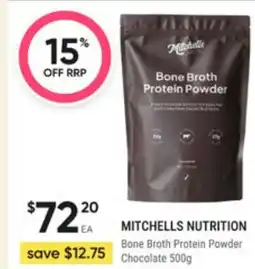 Healthy Life Mitchells nutrition bone broth protein powder offer
