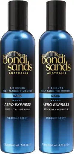 Amcal Pharmacies Bondi Sands Aero Self Tanning Foam 1 Hour Express Dark offer