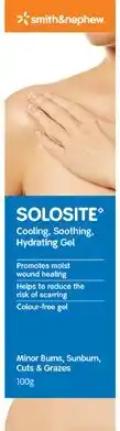 Amcal Pharmacies Solosite Wound Gel Tube offer