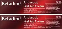 Amcal Pharmacies Betadine Antiseptic First Aid Cream offer