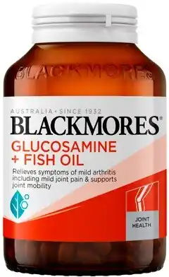 Amcal Pharmacies Blackmores Glucosamine + Fish Oil 90 Capsules offer