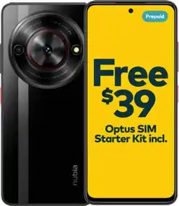 BIG W Optus Nubia Focus offer