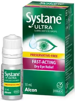 Amcal Pharmacies Systane Ultra Preservative-Free Lubricant Eye Drops offer